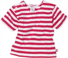 img 1 attached to 🌺 Adorable Zutano Baby Girls' Giardini Short Sleeve T-Shirt: Comfortable and Trendy