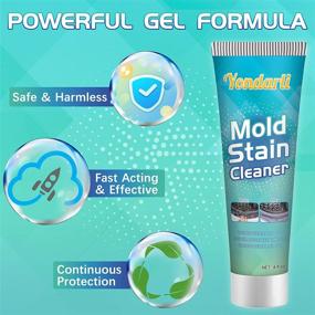 img 1 attached to 🧼 Powerful Household Mold Remover Gel for Washing Machine, Refrigerator Strips, Kitchen Sink, Showers - Best Mold Cleaner and Grout Cleaner for Home (1 Pack)