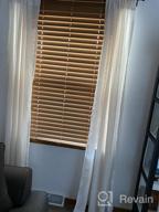 картинка 1 прикреплена к отзыву 🏠 Linen Curtains Natural Linen Blended Rod Pocket Panels: Light Reducing Privacy Drapes for Living Room and Bedroom - Energy Saving Window Treatments (2 Panels, Angora, 52" W x 84" L) от Kenneth Mills