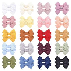 img 4 attached to Grosgrain Alligator Barrettes Accessories Toddlers Baby Care ~ Hair Care