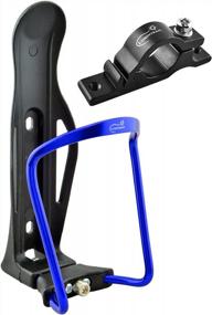 img 4 attached to Secure Your Hydration With Lumintrail'S Lightweight Bike Water Bottle Cage Holder - Includes Handlebar Mount Bracket (1 Or 2 Packs)