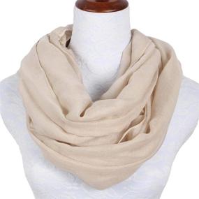 img 2 attached to Fashion Lightweight Infinity Circle Scarves Women's Accessories - Scarves & Wraps