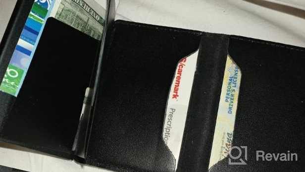 img 1 attached to HONB Genuine Leather Credit Holder review by Shah Bell