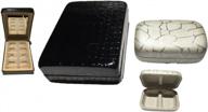 compact 7-day pill organizer with am/pm feature & travel case logo