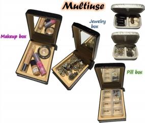 img 2 attached to Compact 7-Day Pill Organizer With AM/PM Feature & Travel Case