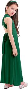 img 1 attached to Transformer Convertible Sleeveless Bridesmaid Liturgical Girls' Clothing ~ Dresses