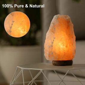 img 3 attached to FANHAO USB Himalayan Salt Lamp - 7 Color Changing Crystal Rock Table Lamp For Home Décor And Gift Giving