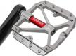 enhance your ride with fooker non-slip mountain bike pedals: durable platform design with needle roller bearing logo