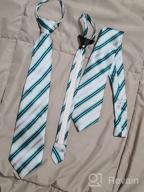 img 1 attached to Formal Dresswear Vest Set for Boys - Johnnie Lene Pinstripe review by Ben Swett