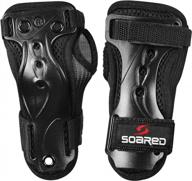 soared skating protective gear: impact wrist guards and gloves for skateboard, skiing and snowboarding логотип