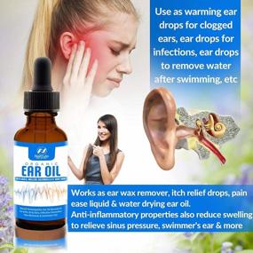 img 3 attached to Premium Organic Ear Oil: Effective Infection Prevention & Relief - Natural Formula with Mullein, Garlic, Calendula - Made in the USA - Suitable for Kids, Adults, Babies, & Dogs