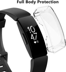 img 3 attached to (3 Pack) LittleForest Screen Protector Case Compatible For Fitbit Inspire 2/ Inspire/Inspire HR