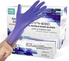 img 4 attached to 💪 Synthetic Nitrile Disposable Gloves Medium - 1000 Pack Case: Best Bulk Medical Gloves for Sale