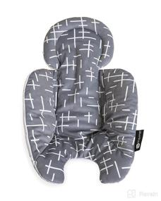 img 3 attached to 4moms RockaRoo and mamaRoo Infant Insert - Machine Washable, Soft Plush Fabric, Reversible Design, Dark Grey - for Baby, Infant, and Toddler