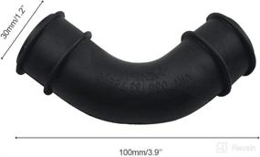 img 1 attached to 🚗 Air Pump Connect Pipe 058133785B Elbow Hose for VW Passat Audi A4