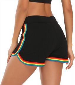 img 1 attached to Stylish And Comfortable: HDE Women'S Retro Dolphin Running Shorts For The Perfect Workout Look
