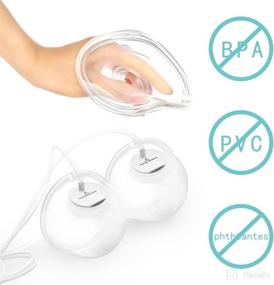 img 1 attached to Efficient and Convenient COPOL Wearable Double Electric in-Bra Breast Pump: Quiet, Hands-Free, Rechargeable, Pain-Free with 16 Speeds, 3 Modes & Strong Suction Power, Timer and Memory Function