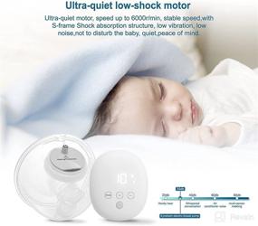 img 2 attached to Efficient and Convenient COPOL Wearable Double Electric in-Bra Breast Pump: Quiet, Hands-Free, Rechargeable, Pain-Free with 16 Speeds, 3 Modes & Strong Suction Power, Timer and Memory Function