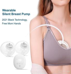 img 3 attached to Efficient and Convenient COPOL Wearable Double Electric in-Bra Breast Pump: Quiet, Hands-Free, Rechargeable, Pain-Free with 16 Speeds, 3 Modes & Strong Suction Power, Timer and Memory Function