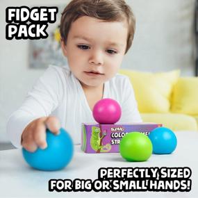 img 1 attached to BUNMO Stress Balls - Color Changing Durable Squishy Balls for Kids | Ideal Easter Toys and Gifts