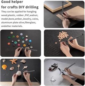 img 3 attached to Wowstick 11-In-1 Electric Mini Drill Pen Set With 8PCS Drills Bits - Portable Cordless Hand Power Tool For DIY Assembly Drilling In Aluminum, Wood, Plastic & Resin.