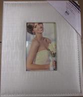 📷 pfi wedding deluxe 8x10 white photo album - store and display up to 36 8x10 pictures logo