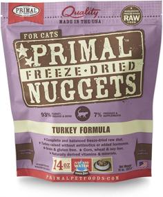 img 3 attached to 🍖 USA-Made Primal Freeze Dried Cat Food Nuggets: Beef & Salmon Formula for a Complete Raw Diet - Grain and Gluten Free