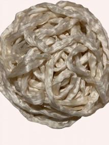 img 3 attached to 🐛 Premium Undyed Mulberry Silk Fiber Combed Top – Ideal for Spinning, Felting, or Dyeing | 100g