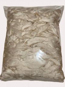 img 2 attached to 🐛 Premium Undyed Mulberry Silk Fiber Combed Top – Ideal for Spinning, Felting, or Dyeing | 100g