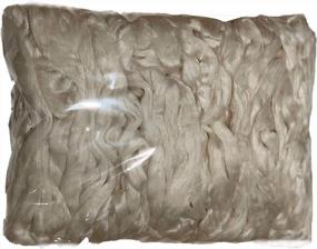 img 4 attached to 🐛 Premium Undyed Mulberry Silk Fiber Combed Top – Ideal for Spinning, Felting, or Dyeing | 100g