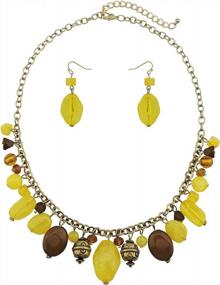 img 2 attached to New Arrivals: Bocar Fashion Chain Collar Necklace With Pendant And Beads