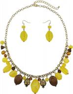 new arrivals: bocar fashion chain collar necklace with pendant and beads logo