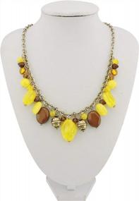 img 3 attached to New Arrivals: Bocar Fashion Chain Collar Necklace With Pendant And Beads