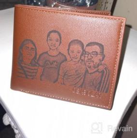 img 7 attached to Customizable Men's Wallets, Card Cases & Money Organizers - Ideal for Boyfriends, Husbands, Valentine's, Anniversaries