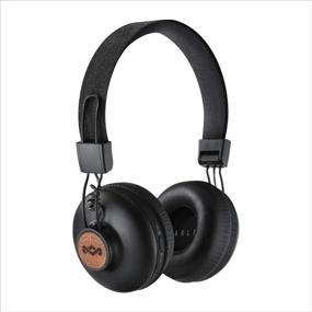 img 4 attached to 🎧 House of Marley Positive Vibration 2: Wireless Bluetooth Over-Ear Headphones with Microphone - 10 Hours Playtime (Black)