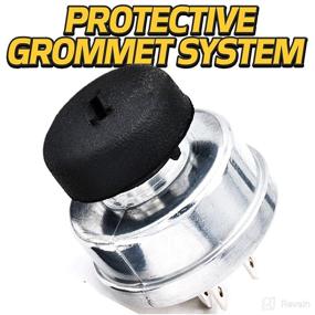 img 1 attached to 🔑 High-Quality HD Ignition Key Switch | Compatible with Cub Cadet MTD Craftsman Riding Mower | Fits Part Numbers STD365402, 925-0267, 925-0267B, 725-0267A & 21064 | 3-Position 5-Terminal with Dual Dust Protection System | Includes 2 Keys