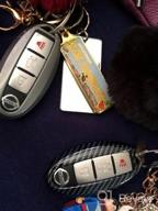 img 1 attached to Nissan/Infiniti 3-5 Button Smart Remote Fob Key Case Cover - Blue review by Anthony Tegan