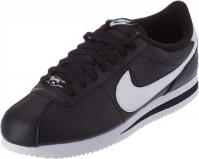 img 4 attached to 👟 Stylish Metallic Men's NIKE Cortez Leather Casual Shoes for Fashion Sneakers