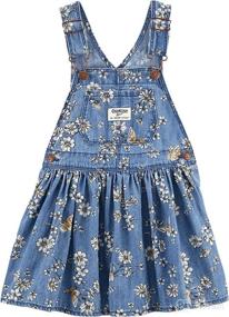 img 2 attached to 👶 World's Best Baby Girl Overalls by OshKosh B'Gosh