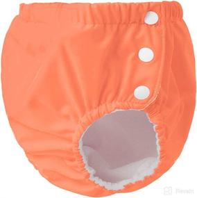 img 3 attached to Diapers Reusable Swimming Waterproof Swimwear Diapering good for Cloth Diapers