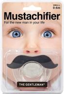 hipsterkid mustachifier pacifier 0-6 months: cute bpa-free mustache binkie for babies logo