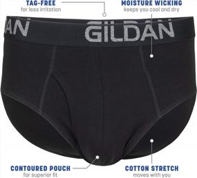 img 3 attached to 5-Pack Gildan Men'S Cotton Stretch Briefs Underwear