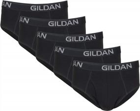 img 4 attached to 5-Pack Gildan Men'S Cotton Stretch Briefs Underwear