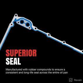 img 2 attached to FEL-PRO OS 30747 R Oil Pan Gasket Set: Superior Sealing Solution for Optimal Engine Performance