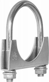 img 3 attached to TOTALFLOW TF-UZ250 Zinc Plated Exhaust Clamp With Saddle U-Bolt - 2.5 Inch For Mufflers