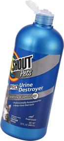 img 2 attached to 🐶 Puppy & Dog Odor and Stain Remover - Shout for Pets Urine and Carpet Cleaner - Effective Solution for Carpets & Rugs - Shout Pet Stain Remover, Shout Odor Remover for Pets