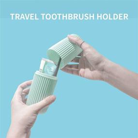 img 1 attached to 🪥 Multifunctional Toothbrushes with Travel Cap and Toothpaste