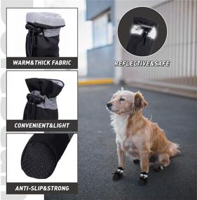 img 2 attached to 🐾 Ultimate Paw Protection: Anti-Slip Dog Shoes for Small to Medium Dogs & Puppies on Hot Pavement. Keep Their Paws Safe in Summer!