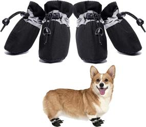 img 4 attached to 🐾 Ultimate Paw Protection: Anti-Slip Dog Shoes for Small to Medium Dogs & Puppies on Hot Pavement. Keep Their Paws Safe in Summer!