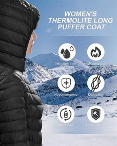 img 1 attached to Outdoor Ventures Womens Resistant Thermolite Women's Clothing - Coats, Jackets & Vests